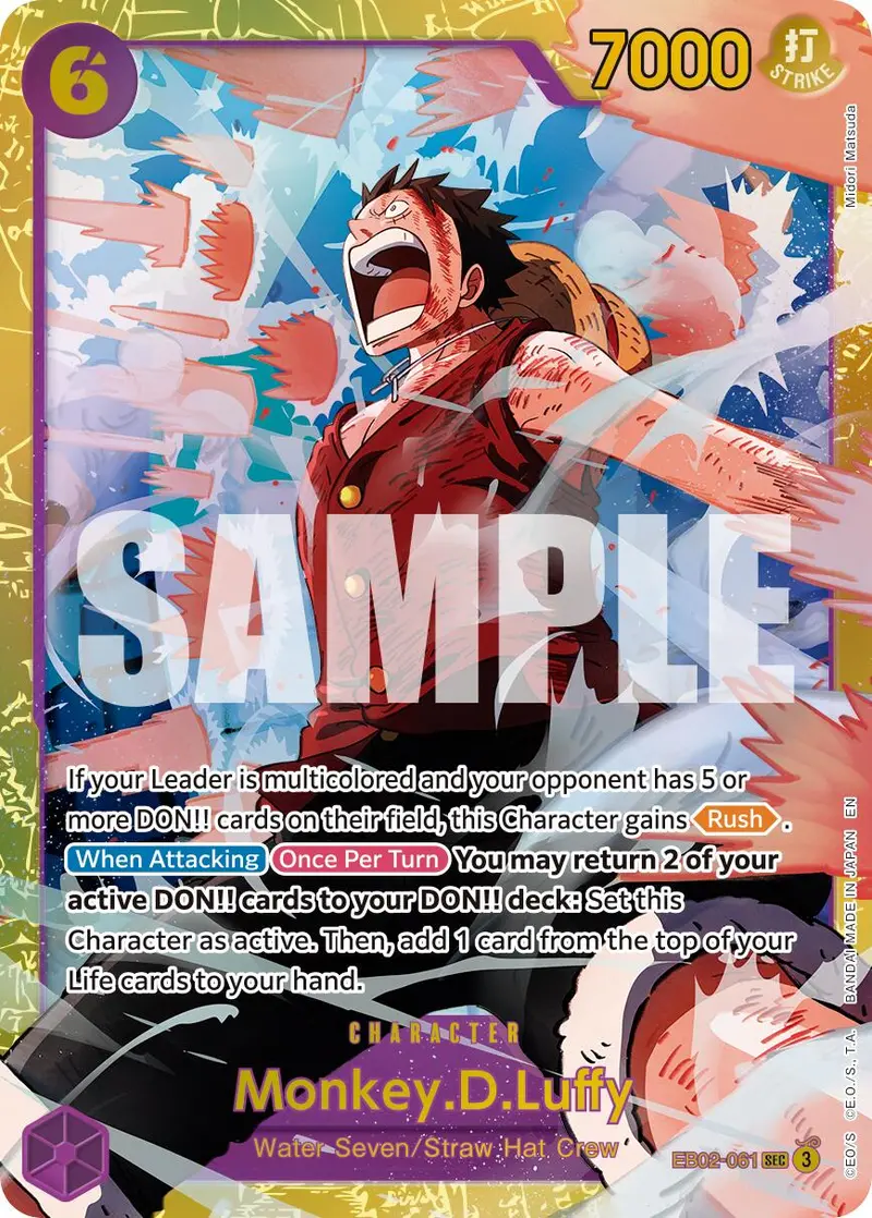 Monkey.D.Luffy (Eb02-061) (Reprint) [Premium Booster -The Best- Vol. 2] 1