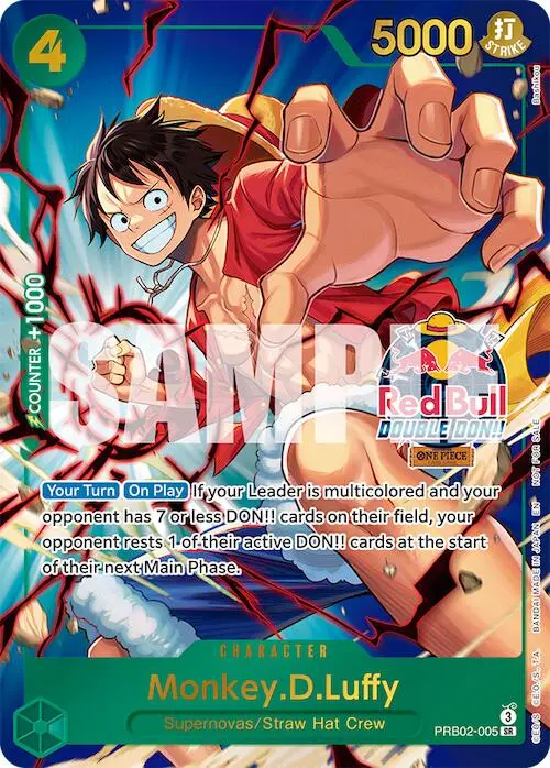 Monkey.D.Luffy (Red Bull Double Don!!) (Winner) [One Piece Promotion Cards] 1