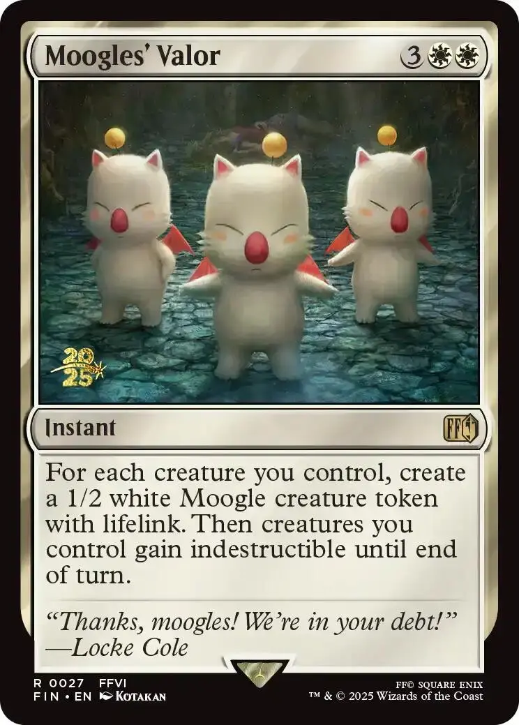 Moogles' Valor [Final Fantasy Prerelease Promo] 1