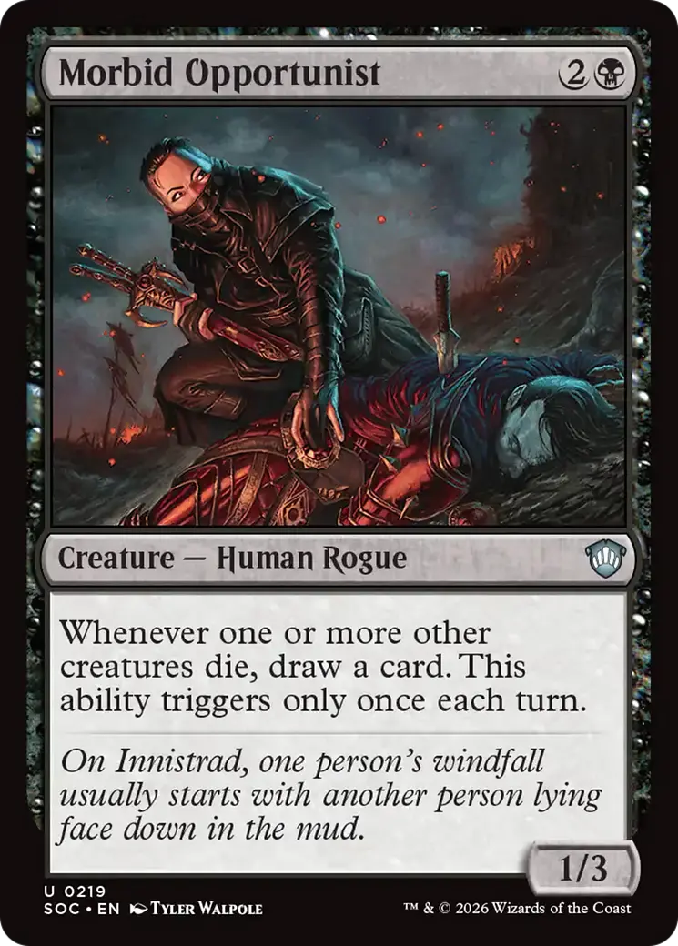 Morbid Opportunist [Secrets Of Strixhaven Commander] 1