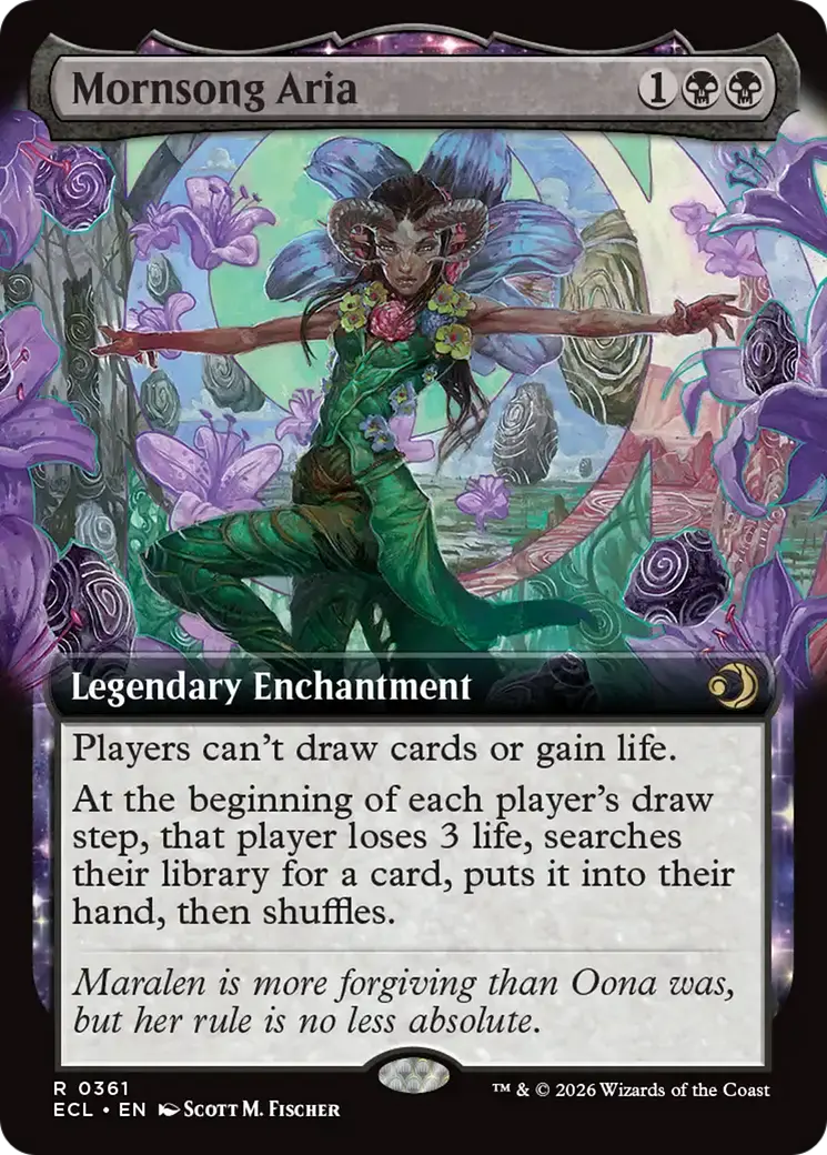 Mornsong Aria (Extended Art) [Lorwyn Eclipsed] 1
