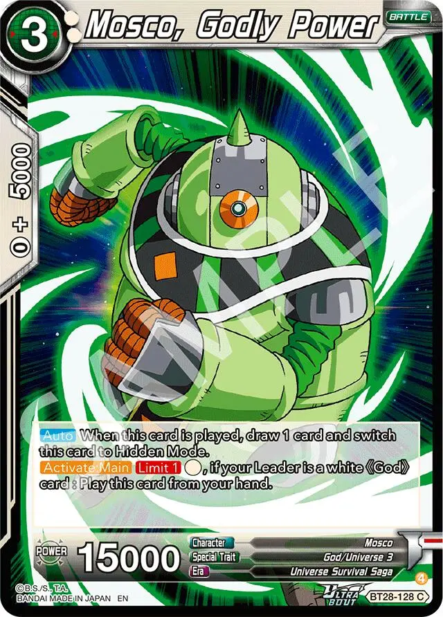 Mosco, Godly Power (Bt28-128) [Prismatic Clash] 1