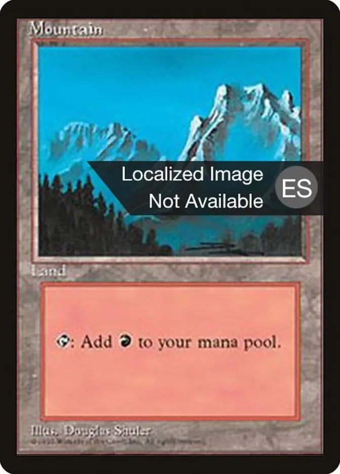 Mountain (B) [Fourth Edition (Foreign Black Border)] 1