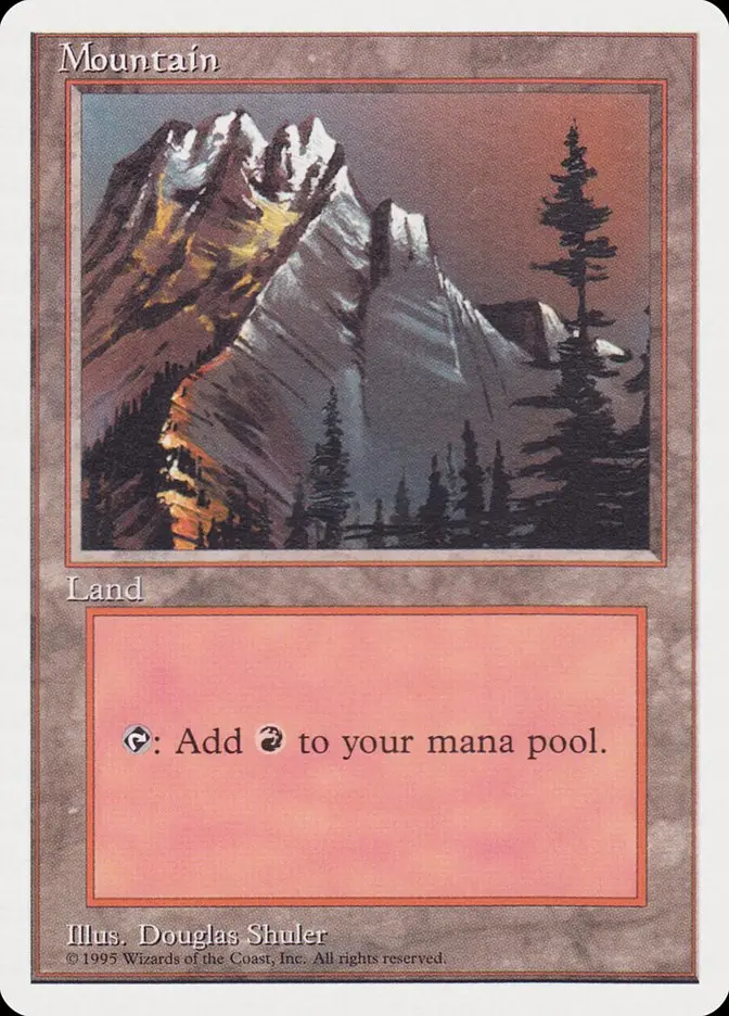 Mountain (Red Sky In The Top Right) [Rivals Quick Start Set] 1