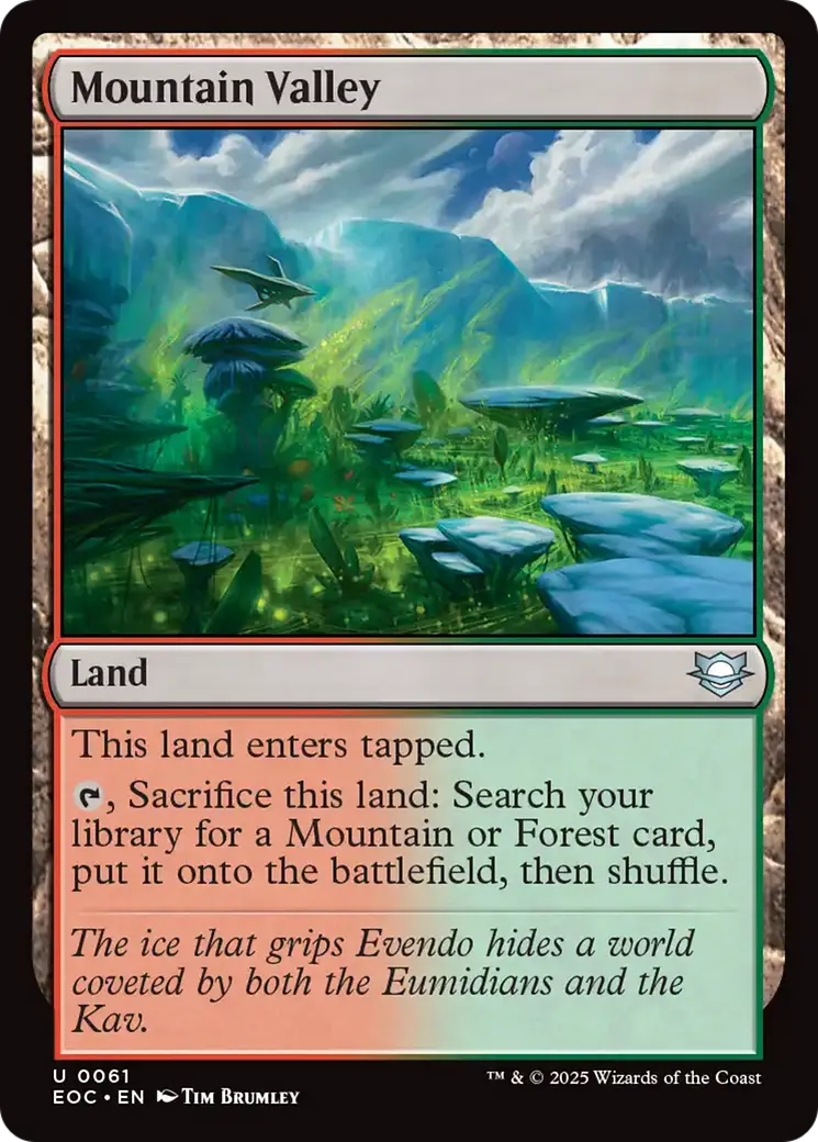 Mountain Valley [Edge Of Eternities Commander] 1