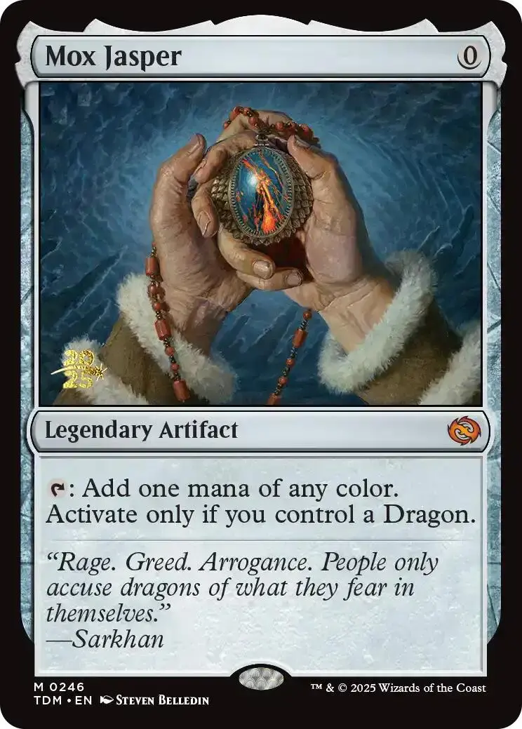 Mox Jasper [Tarkir: Dragonstorm Prerelease Cards] 1