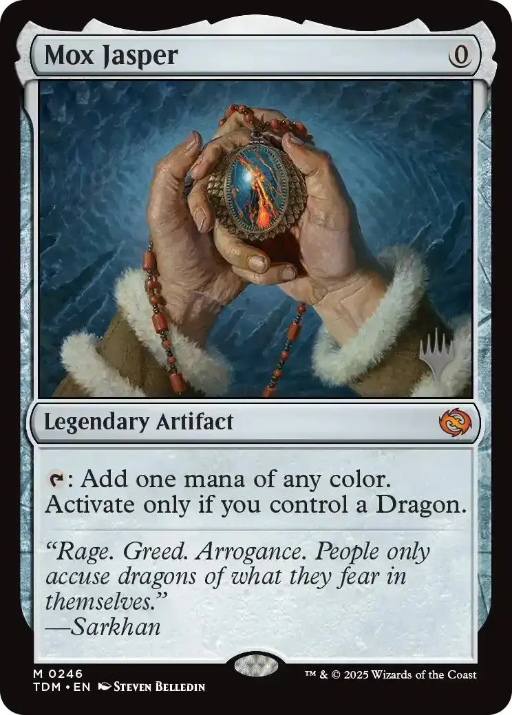 Mox Jasper [Tarkir: Dragonstorm Promos] 1
