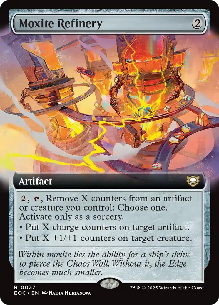 Moxite Refinery (Extended Art) [Edge Of Eternities Commander] 1