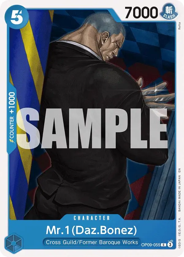 Mr.1(Daz.Bonez) (Reprint) [Starter Deck: Blue Buggy] 1