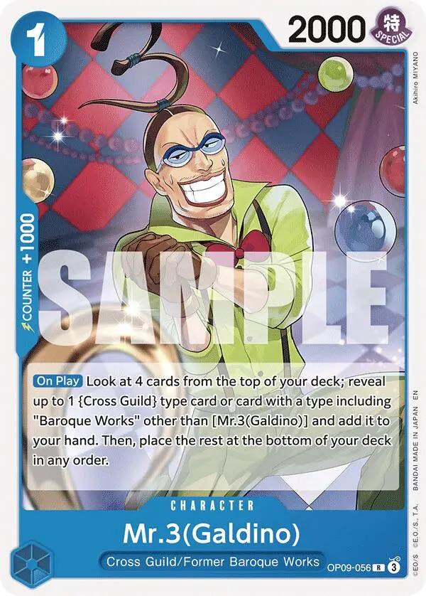 Mr.3(Galdino) (Reprint) [Starter Deck: Blue Buggy] 1