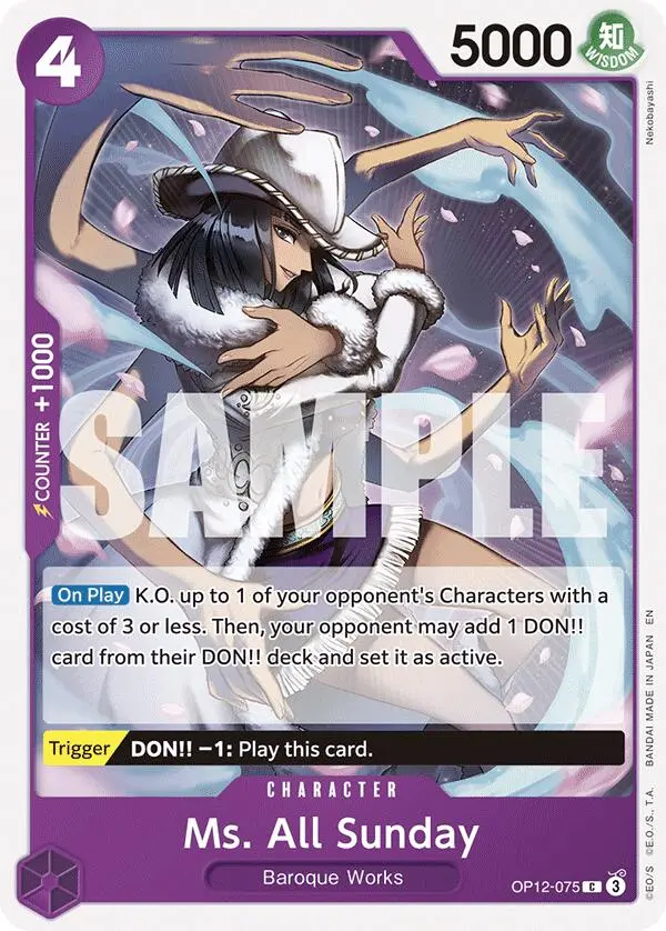 Ms. All Sunday [Legacy Of The Master] 1