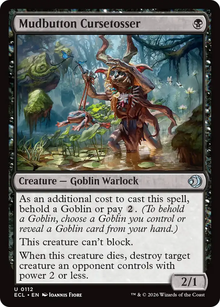 Mudbutton Cursetosser [Lorwyn Eclipsed] 1
