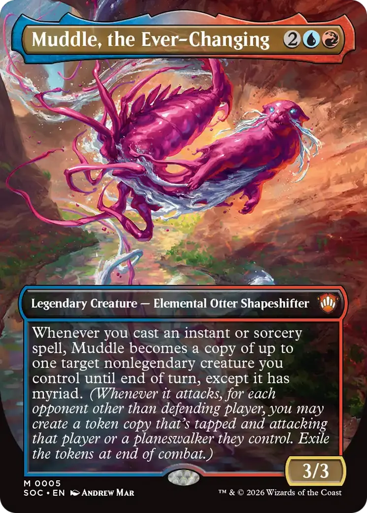 Muddle, The Ever-Changing (Borderless) [Secrets Of Strixhaven Commander] 1