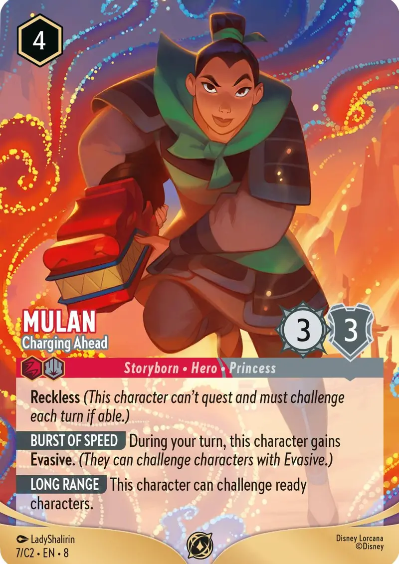 Mulan - Charging Ahead (7) [Promo Cards] 1