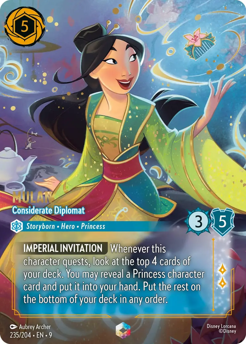Mulan - Considerate Diplomat (Enchanted) (235/204) [Fabled] 1