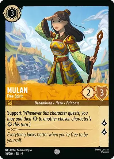 Mulan - Free Spirit (10/204) [Fabled] 1
