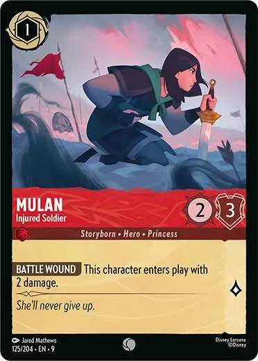 Mulan - Injured Soldier (125/204) [Fabled] 1