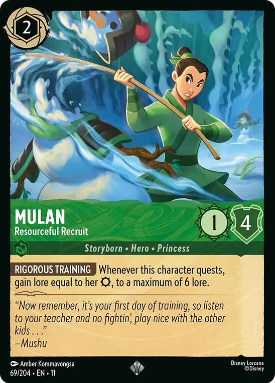 Mulan - Resourceful Recruit (69/204) [Winterspell] 1