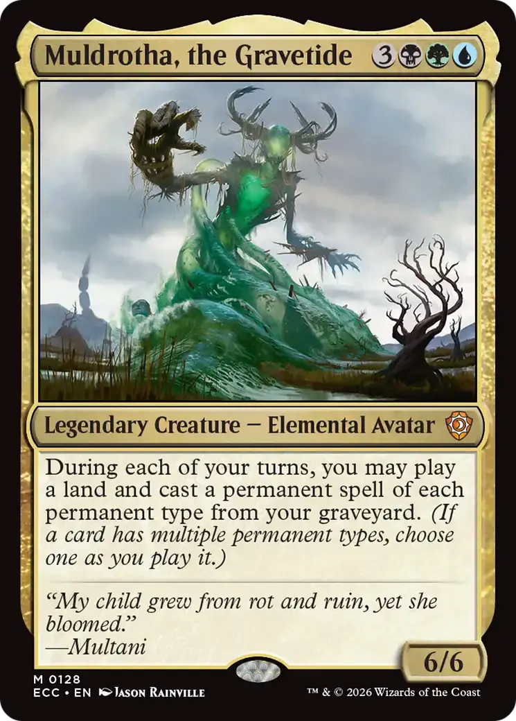Muldrotha, The Gravetide [Lorwyn Eclipsed Commander] 1