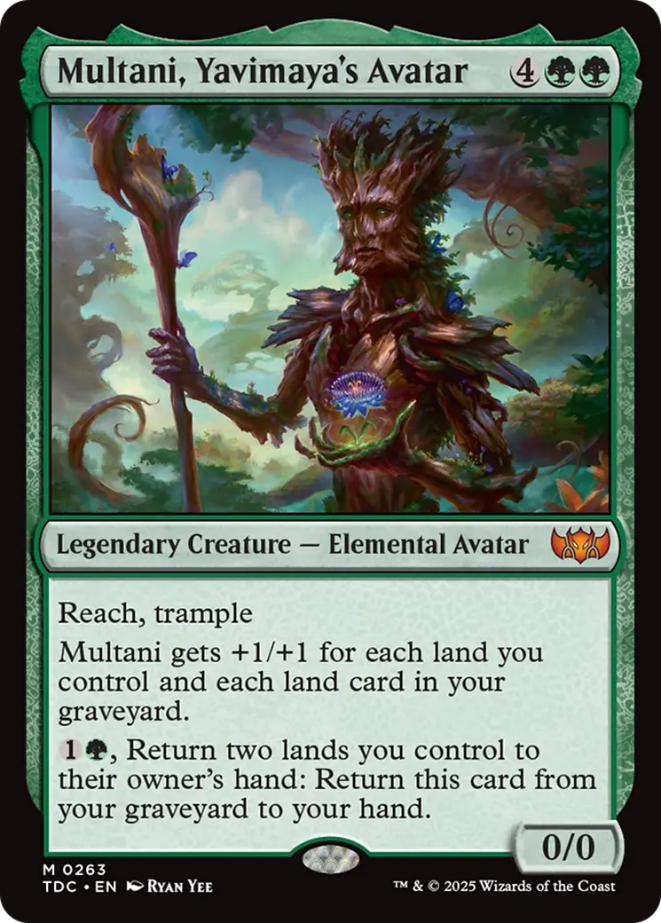 Multani, Yavimaya's Avatar [Tarkir: Dragonstorm Commander] 1