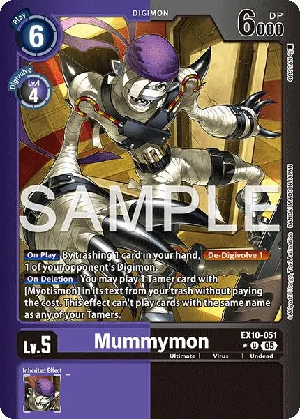 Mummymon [Ex10-051] (Limited Foil) [Sinister Order] 1