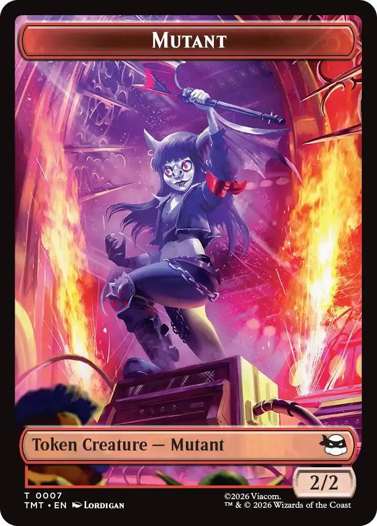 Mutant // Ninja Turtle Spirit Double-Sided Token [Teenage Mutant Ninja Turtles Tokens] 1