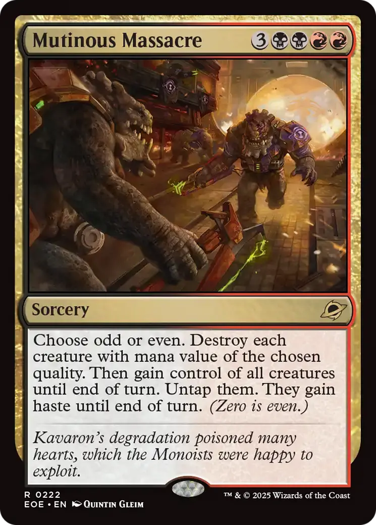 Mutinous Massacre [Edge Of Eternities] 1