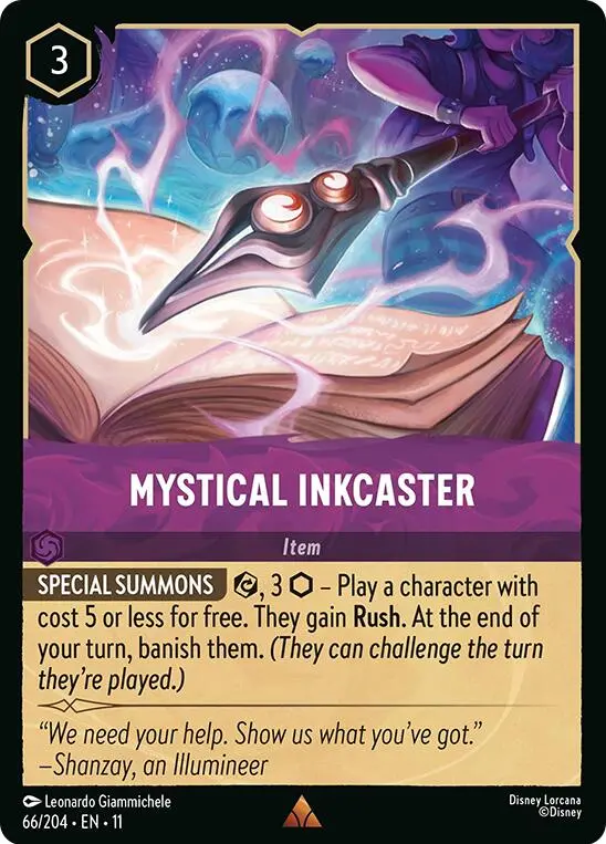 Mystical Inkcaster (66/204) [Winterspell] 1