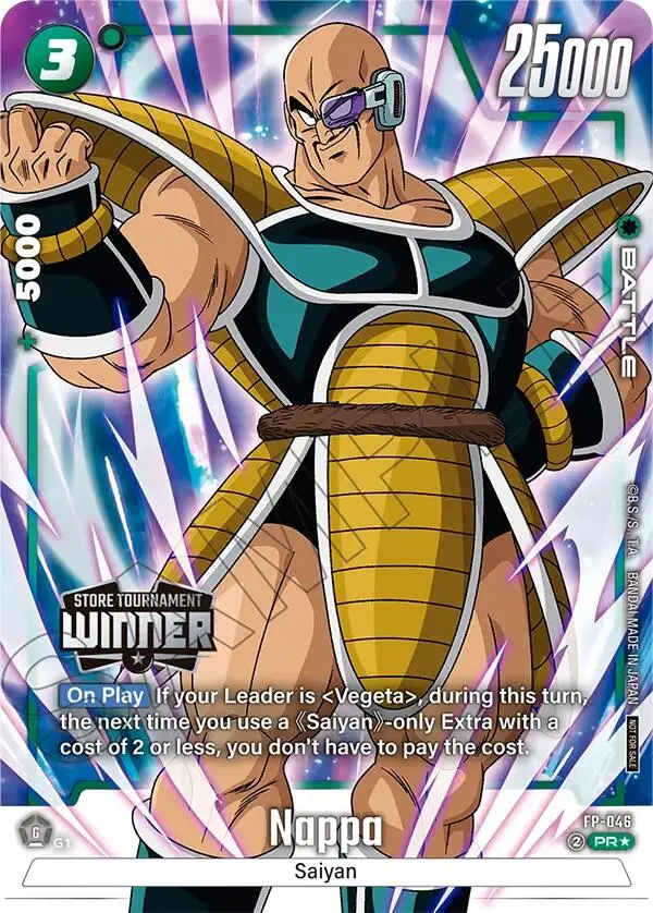 Nappa (Fp-046) (Tournament Pack 07 - Winner) [Fusion World Tournament Cards] 1