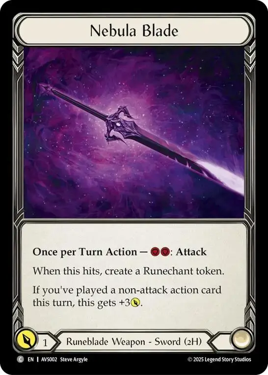 Nebula Blade [Avs002] (Armory Deck: Legends Viserai) 1