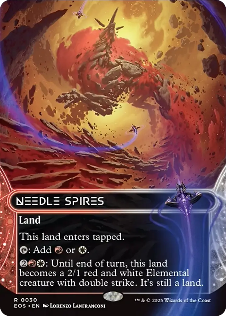 Needle Spires (0030) (Borderless) [Edge Of Eternities: Stellar Sights] 1