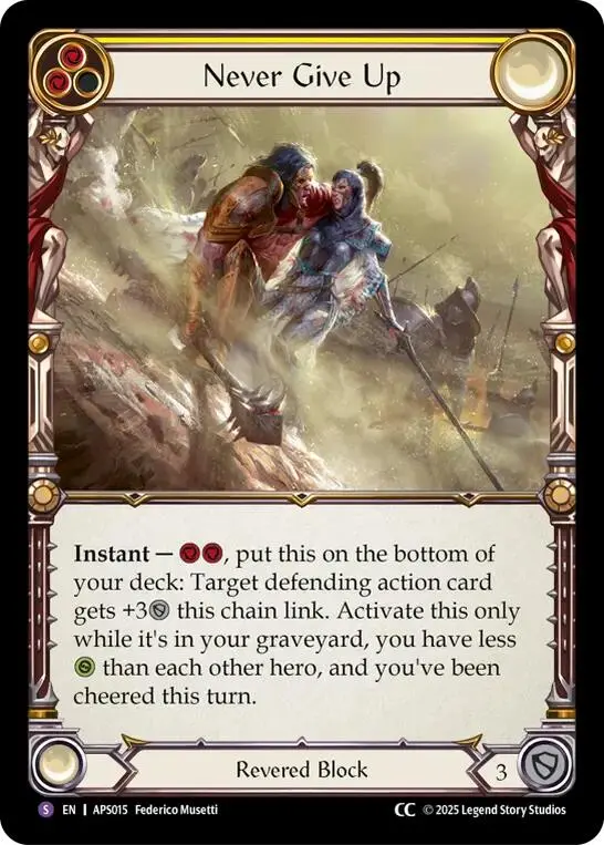 Never Give Up [Asp015] (Armory Deck: Pleiades) 1