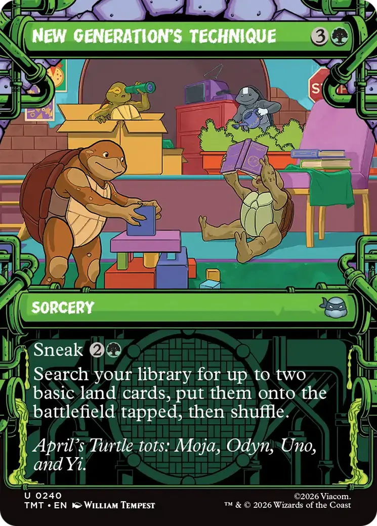 New Generation's Technique (Showcase) [Teenage Mutant Ninja Turtles] 1