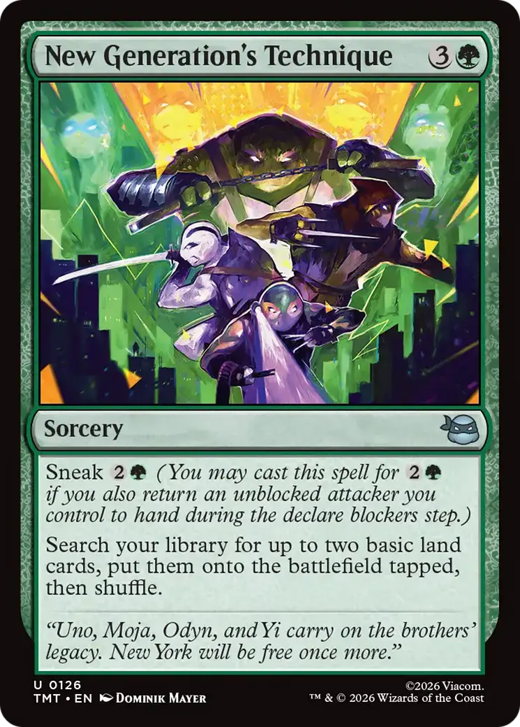 New Generation's Technique [Teenage Mutant Ninja Turtles] 1