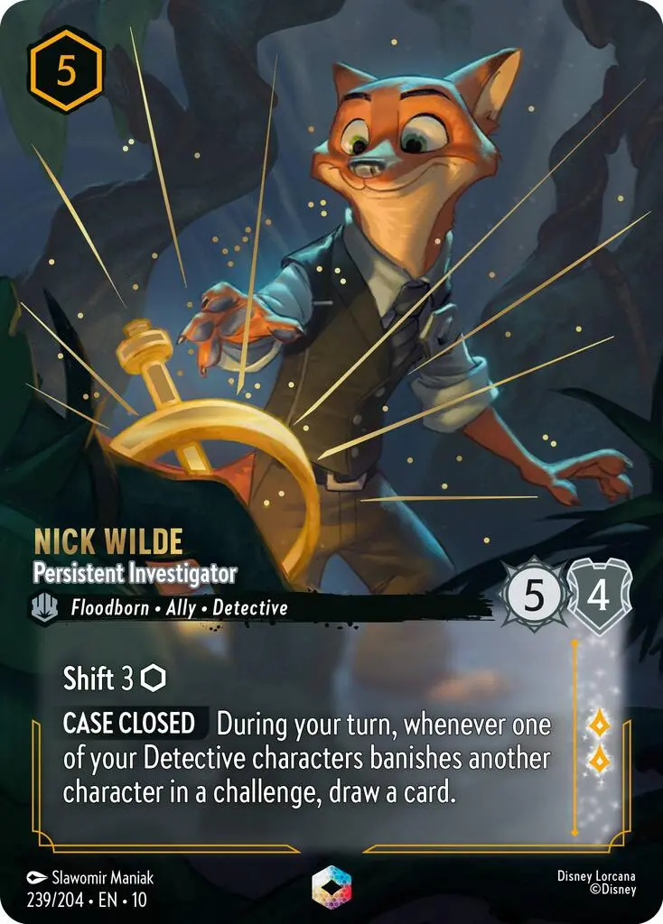 Nick Wilde - Persistent Investigator (Enchanted) (239/204) [Whispers In The Well] 1