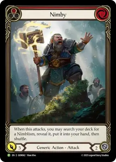 Nimby (Red) [Gem062] (Gem Pack 2)  Rainbow Foil 1