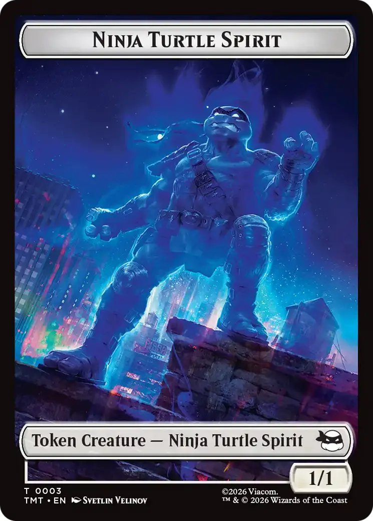Ninja Turtle Spirit // Food Double-Sided Token [Teenage Mutant Ninja Turtles Tokens] 1