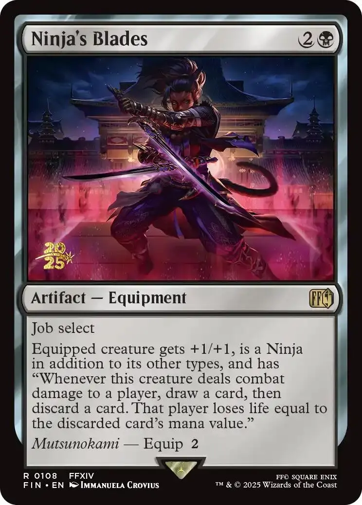 Ninja's Blades [Final Fantasy Prerelease Promo] 1