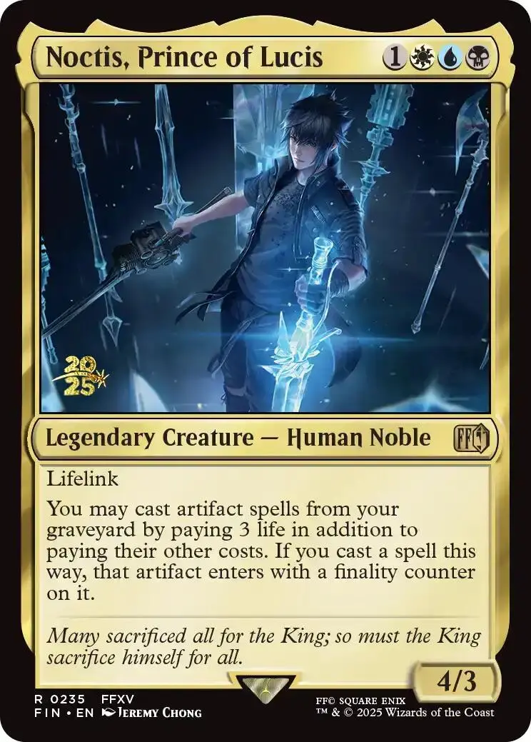 Noctis, Prince Of Lucis [Final Fantasy Prerelease Promo] 1