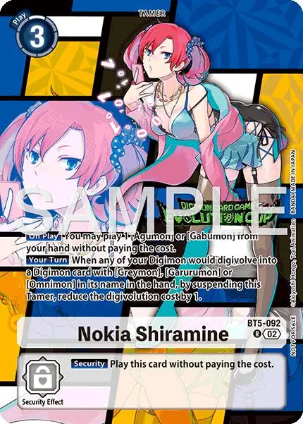Nokia Shiramine [Bt5-092] (Evolution Cup 2025 Vol. 3 Winner) [Battle Of Omni] 1