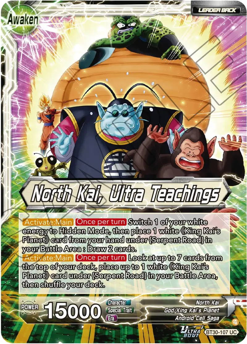 North Kai // North Kai, Ultra Teachings (Bt30-107) [Three Glorious Fighters] 1