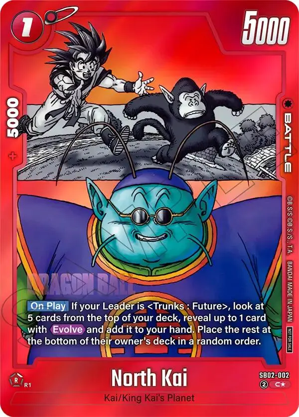 North Kai (Sb02-002) (Limited Pack Manga Version 02) [Fusion World Promotion Cards] 1