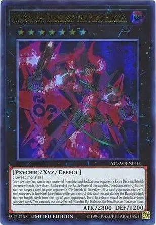 Number 89: Diablosis The Mind Hacker [Ycsw-En010] Ultra Rare 1