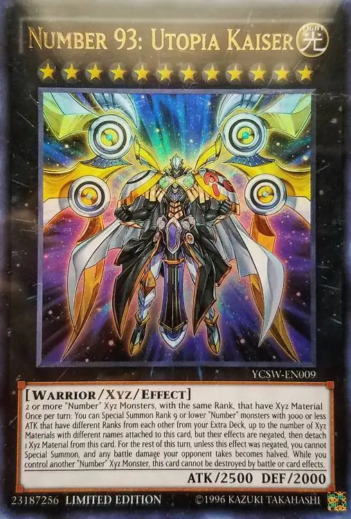 Number 93: Utopia Kaiser [Ycsw-En009] Ultra Rare 1