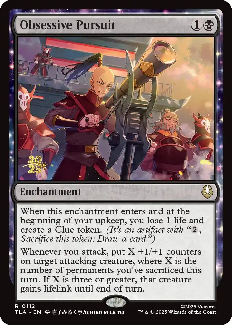 Obsessive Pursuit [Avatar: The Last Airbender Prerelease Cards] 1
