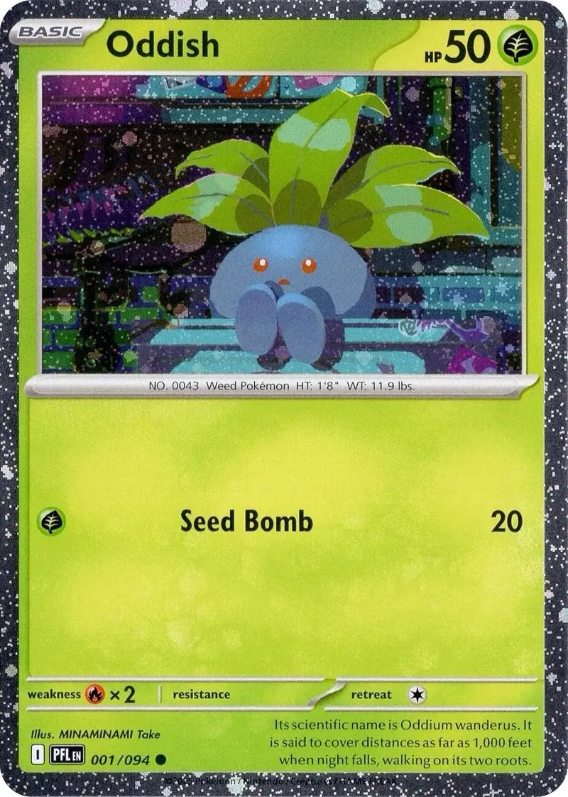 Oddish (001/094) (Cosmos Holo) [Miscellaneous Cards] 1