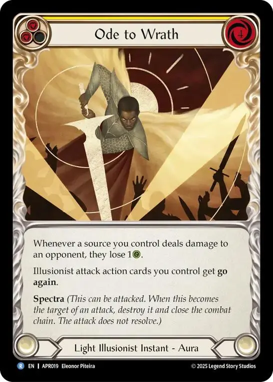 Ode To Wrath [Apr019] (Armory Deck: Legends Prism) 1