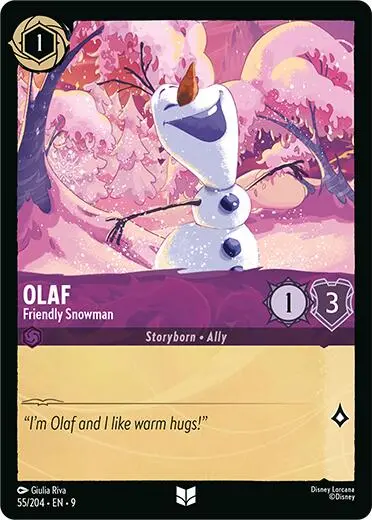Olaf - Friendly Snowman (55/204) [Fabled] 1