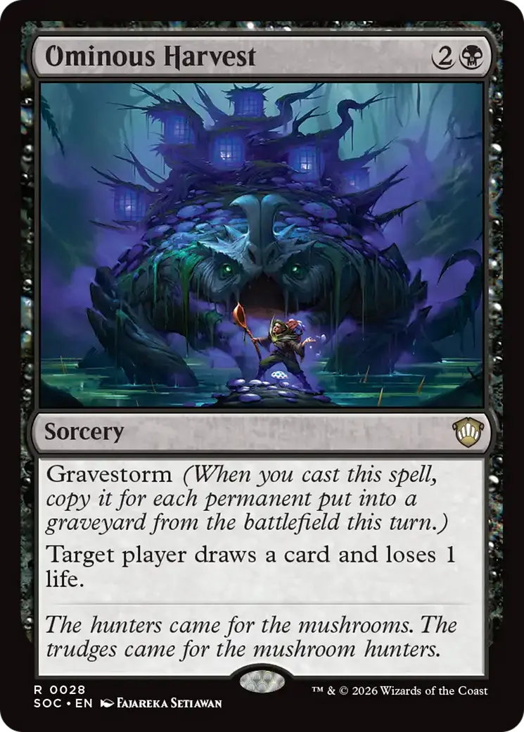Ominous Harvest [Secrets Of Strixhaven Commander] 1