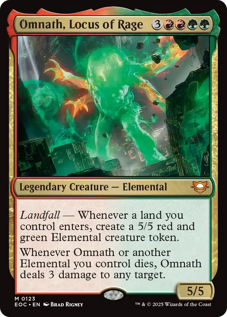 Omnath, Locus Of Rage [Edge Of Eternities Commander] 1